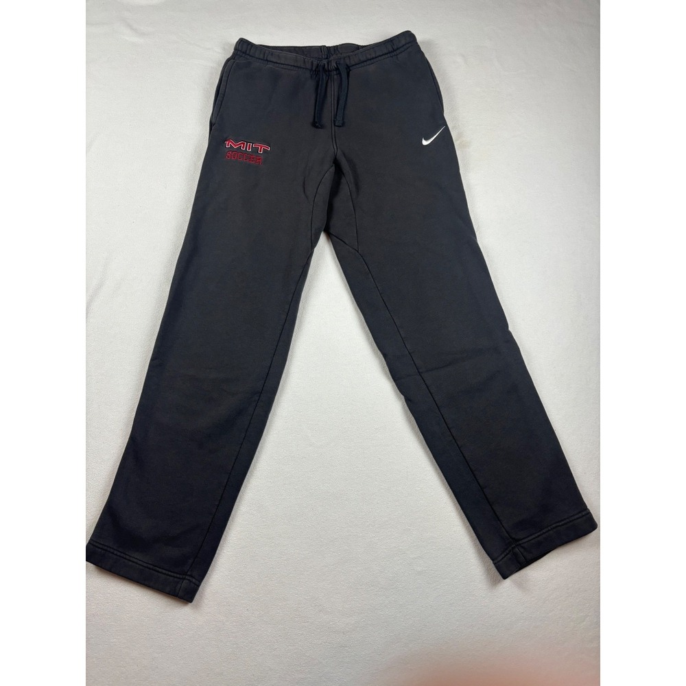Nike MIT Soccer Sweatpants Mens Small Black Fleece Joggers Training Pants S - Picture 3 of 4